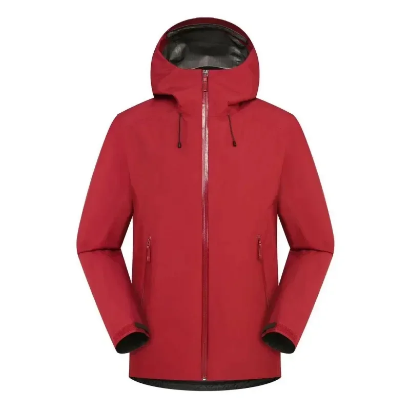 

New High-Quality Fashion Camping Outdoor Mountain Climbing Windproof Waterproof Three Layer Unisex Coat Rain Jacket Sports