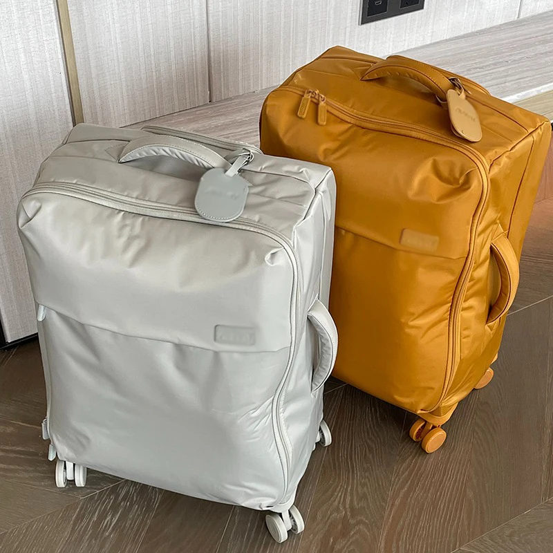 Ultralight suitcase waterproof oxford cloth carry on suitcase trip cabin 20/24/26 inch zipper universal wheel luggage travel bag