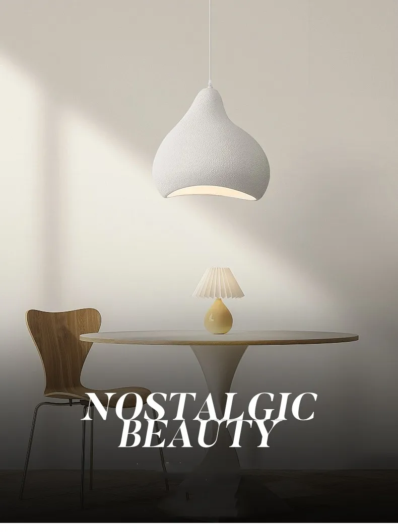 Nordic Wabi Sabi E27 LED Pendant
