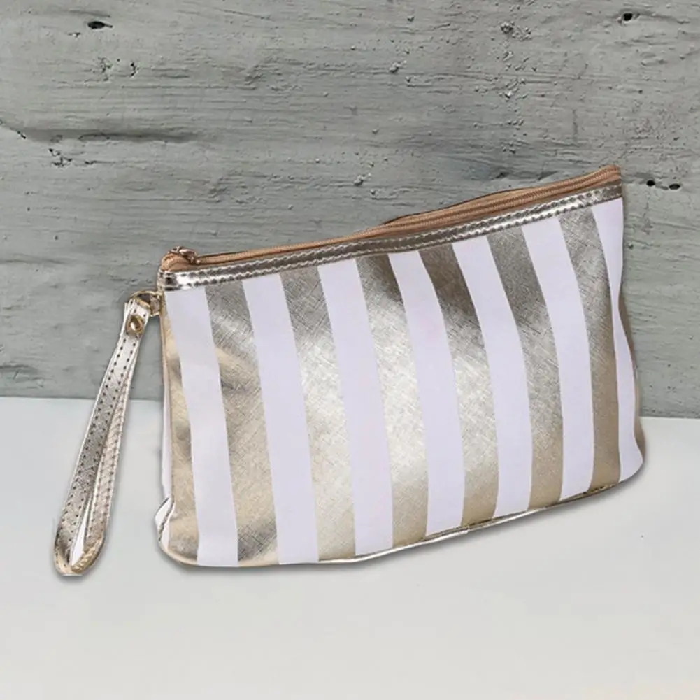 

Practical Cosmetic Bag Bright Color Multipurpose Toiletry Bag Space-saving Large Capacity Makeup Organizer