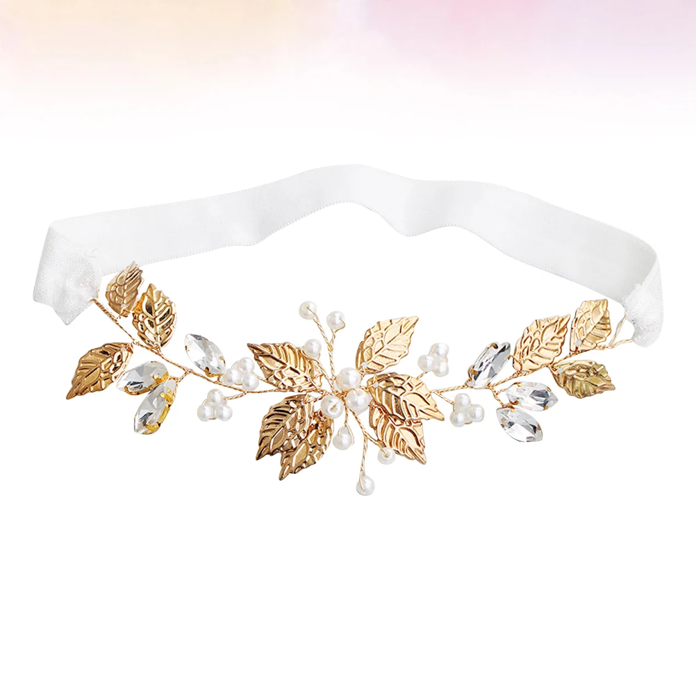 

Bride Wedding Legs Straps Bridal Garter Elastic Stockings Accessories Golden Pearl