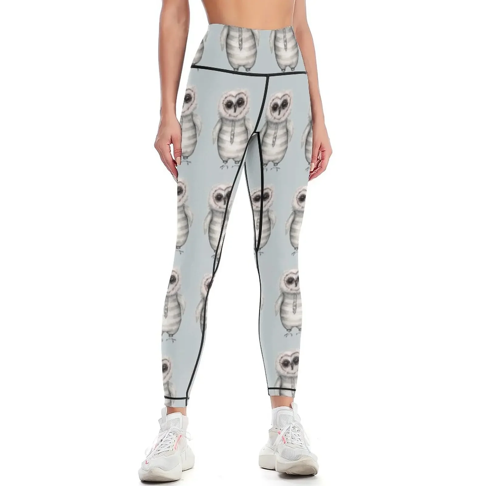 

Ollie the owl chick Leggings sports for gym Fitness clothing gym wear workout clothes for Womens Leggings