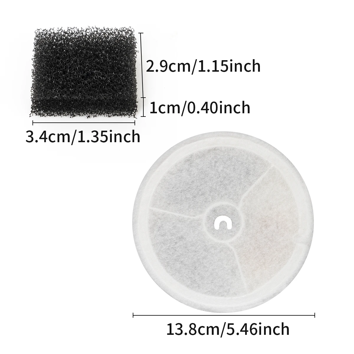 12 مجموعة PETKIT مناسبة لمرشحات استبدال نافورة الحيوانات الأليفة Eversweet 2S/3/3 Pro وEversweet Solo/Solo2/Solo SE وCYBERTAIL ومرشحات استبدال نافورة الحيوانات الأليفة