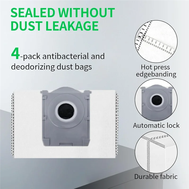 

A74E-14Pcs Vacuum Accesories Kit For ECOVACS DEBOT X8 PRO Brush,Roller Mop,Side Brushes,Filters,Dust Bags