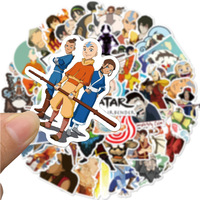 50Pcs Avatar Last's Qi Sect Graffiti Stickers For DIY Scrapbooking Phone Laptop Motorcycle Luggage Car Skateboard