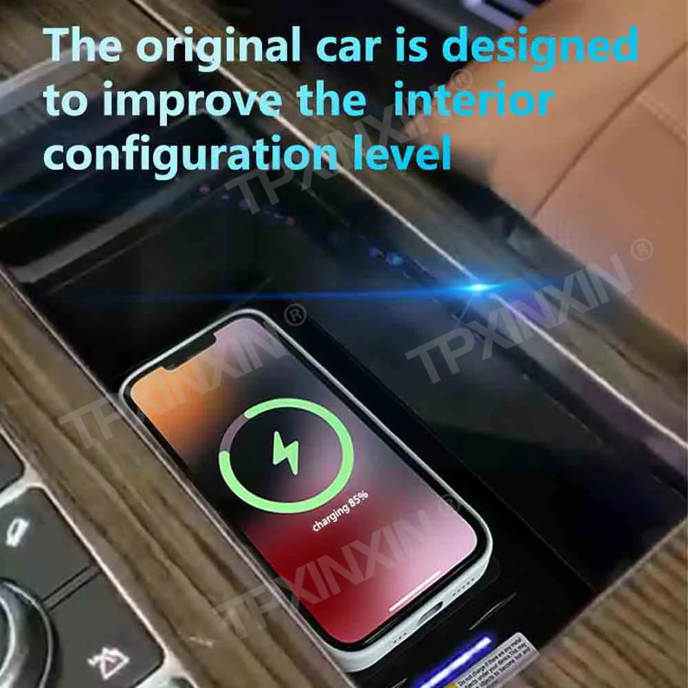 For Land Rover Range Rover 2018-2022 Quick QI Car Wireless Charger Fast Charging Intelligent Infrared Mobile Phone Dashboard
