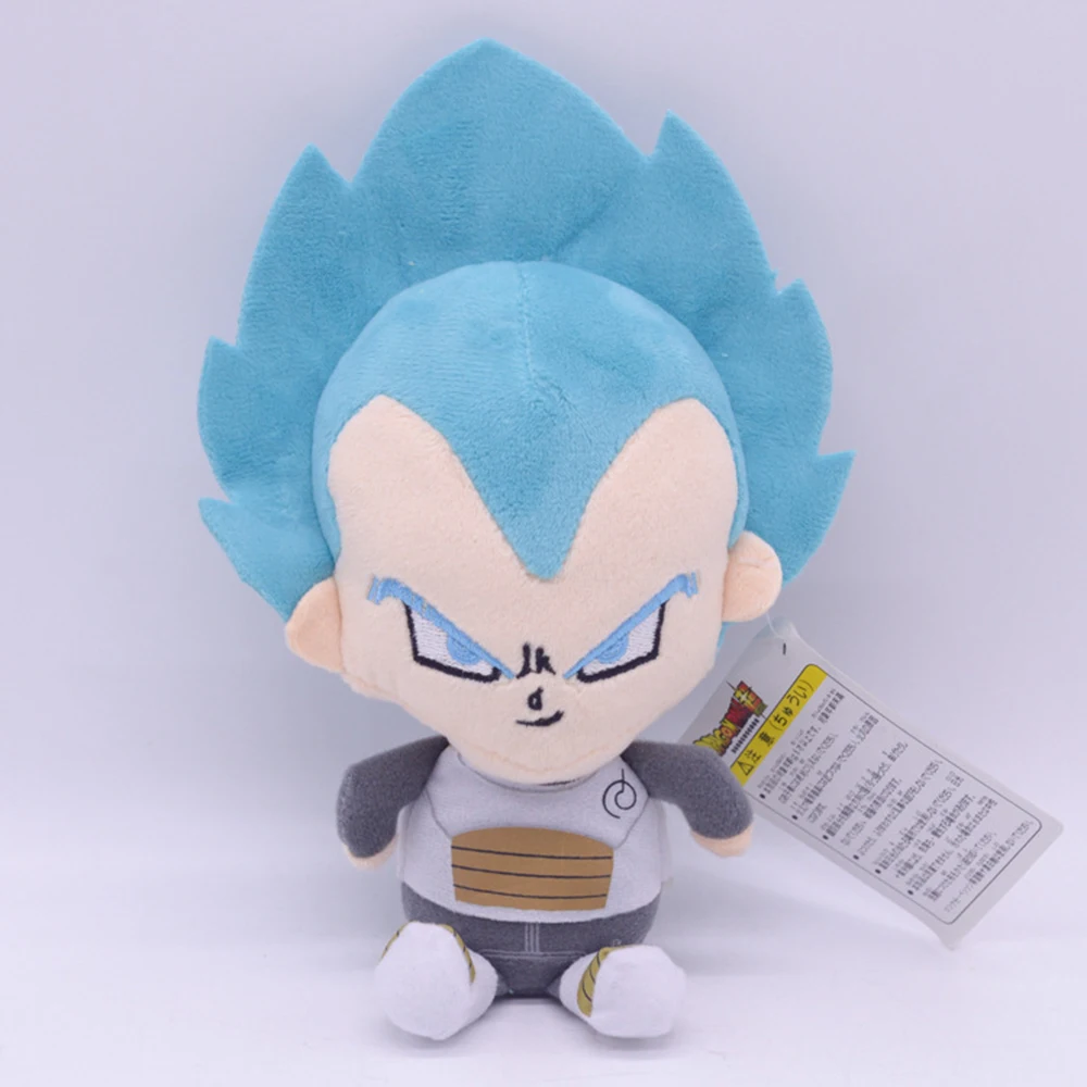 20cm Anime Dragon Ball Super wypchane bawełniane lalki PP Kawaii Goku Vegeta Goten miękie pluszowe zabawki dzieci prezenty na urodziny, boże