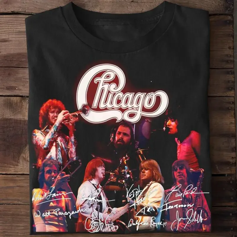 Chicago Band Poster Concert Tour All Size S To 5Xl For Fan T Shirt