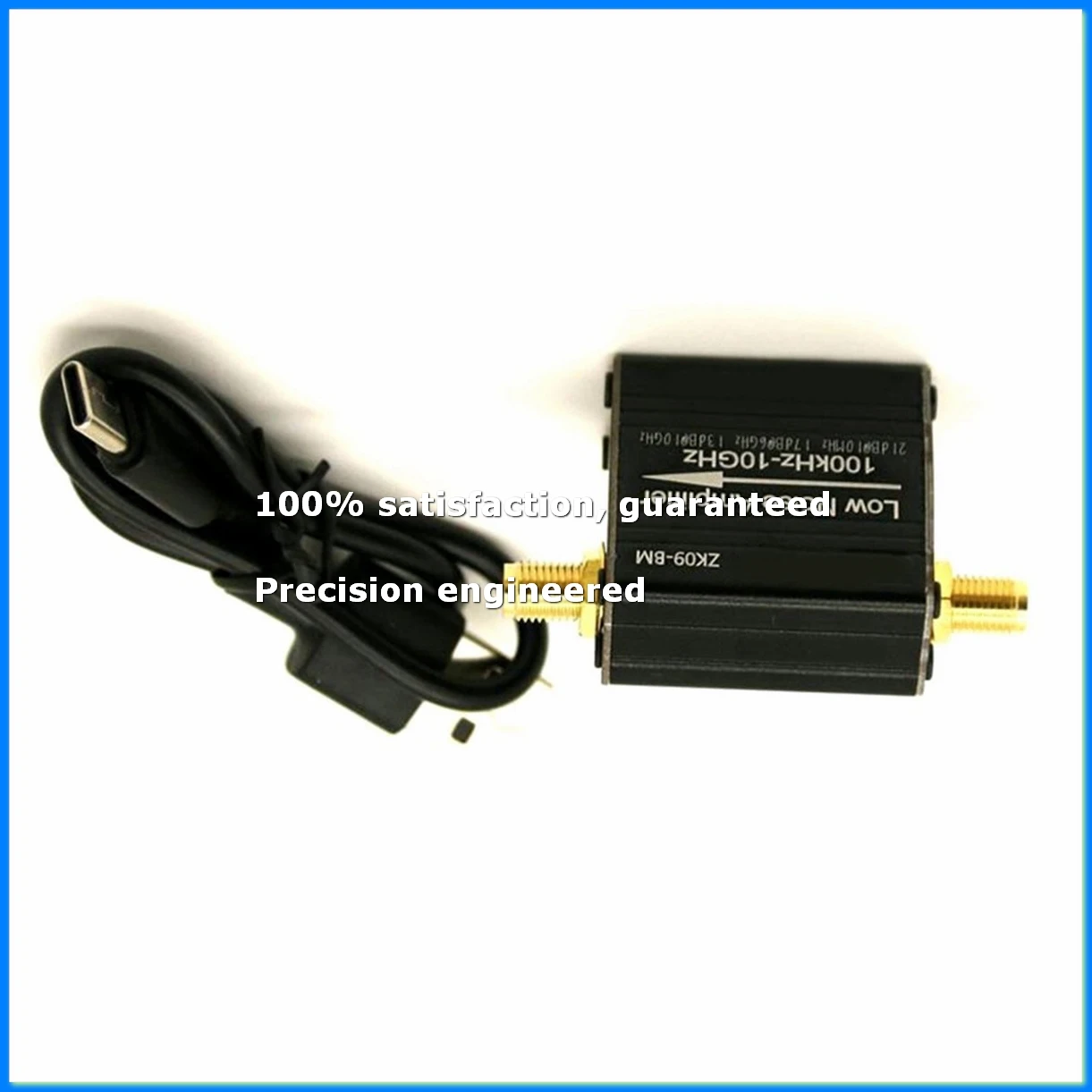 LNA RF Power Preamplifier Module 100KHz-6GHz/10GHz 20dB High Gain LNA Low Noise Amplifier ZK09-BM-A09I