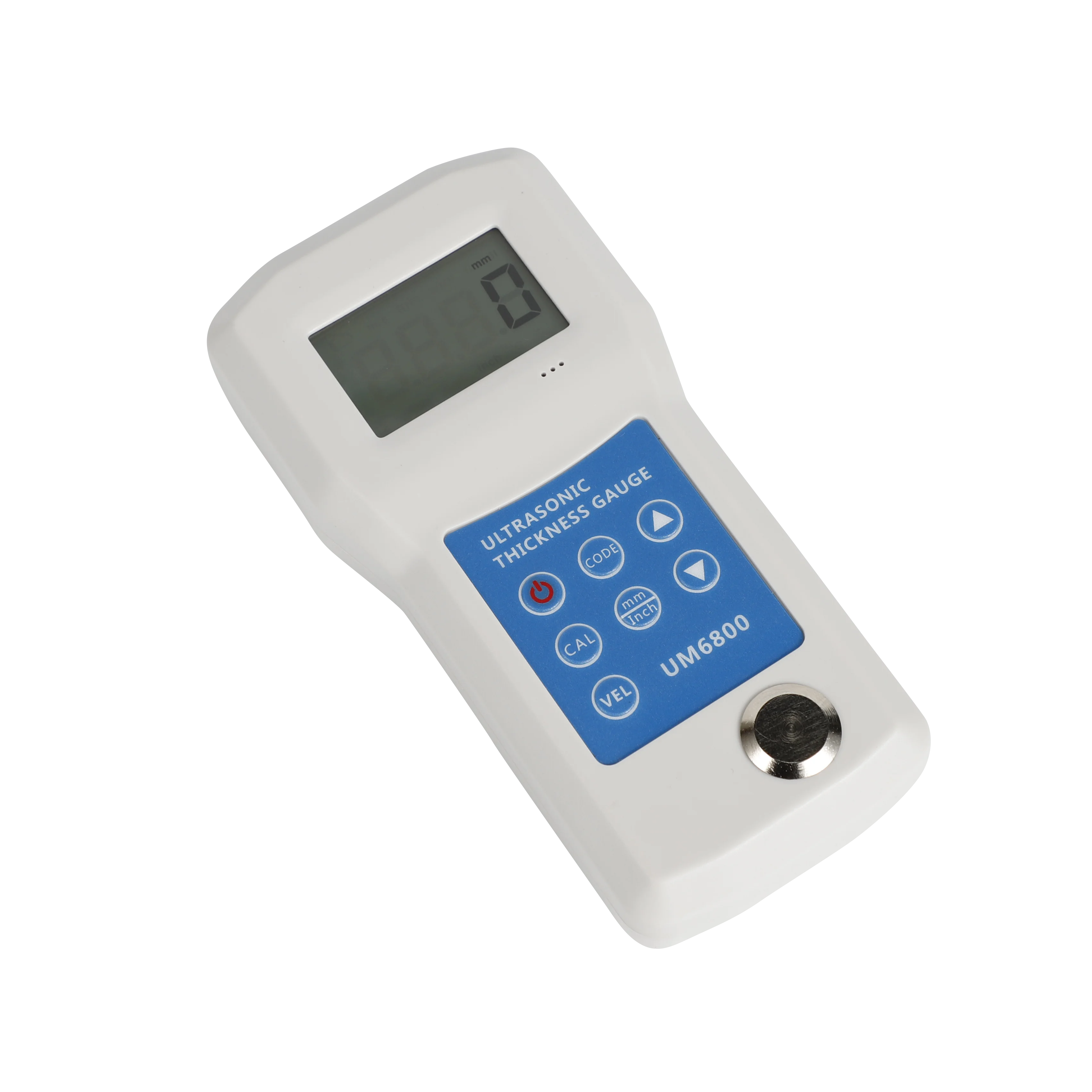 

0.01mm Resolution and 1.0-300mm Measure Range Ultrasonic Thickness Gauge UM6800 Ultra-sonic 1.0 to 300mm 4 Digits LCD Mm/inch