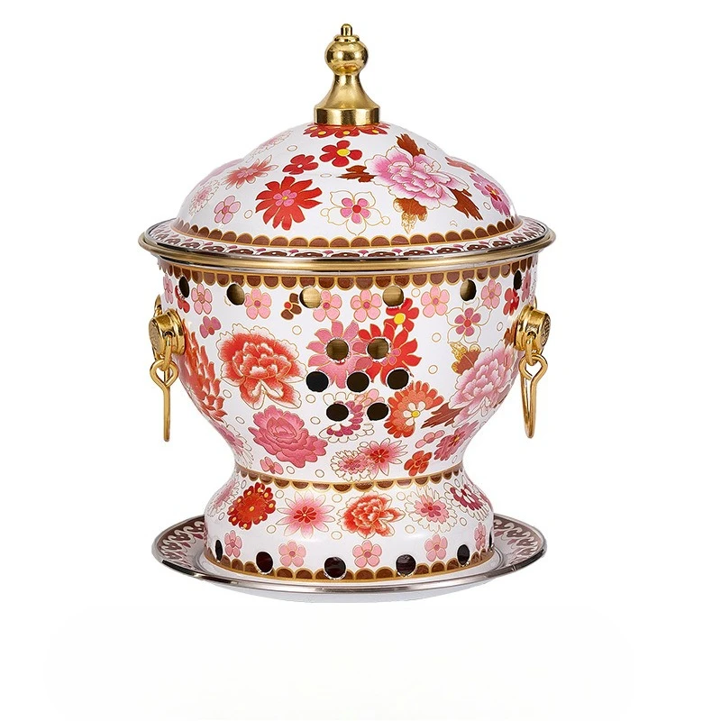 Single small hot pot, one person, one pot alcohol stove, pure copper, purple copper thickened household copper pot