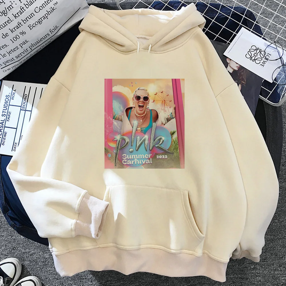 Pink p Nk hoodies women Kawaii 90s y2k aesthetic sweat y2k clothing female Winter  tracksuit