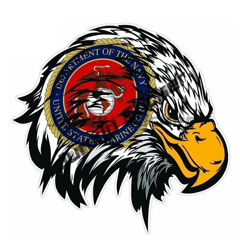 USA Bald Eagle American Pride Series In God We Trust Decal Sticker Waterproof Car Motorcycle Bicycle Skateboard Vinyl Graffiti