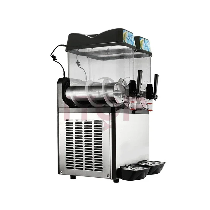 SM12*2(SS body panel) Slush machine commercial smoothie machine slush freezer smoothie machine