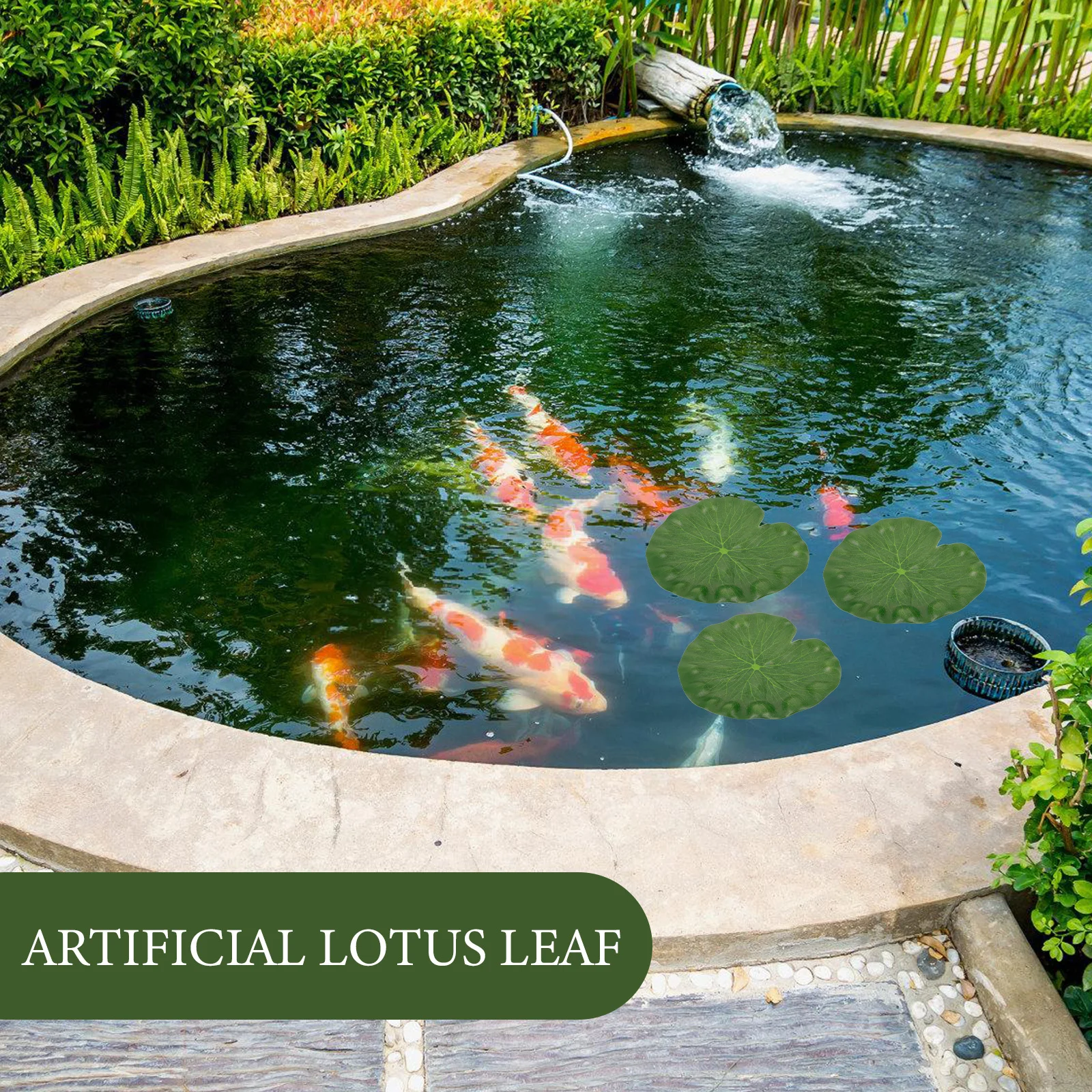 

10Pcs High Simulation Artificial Lotus Leaf Eva 18Cm Floating Aquarium Fish Pond Decoration Water Decorative Leaf