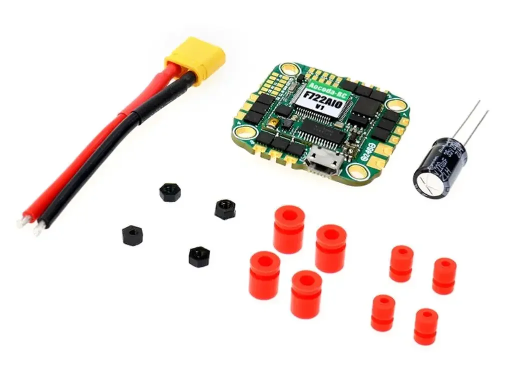 F722AIO F722 F7 STM32F22RET6 mini BlheliS 40A×4 ESC USB AIO DSHOT600 4S Flight Controller for RC Diatone Mamba  FPV Drone