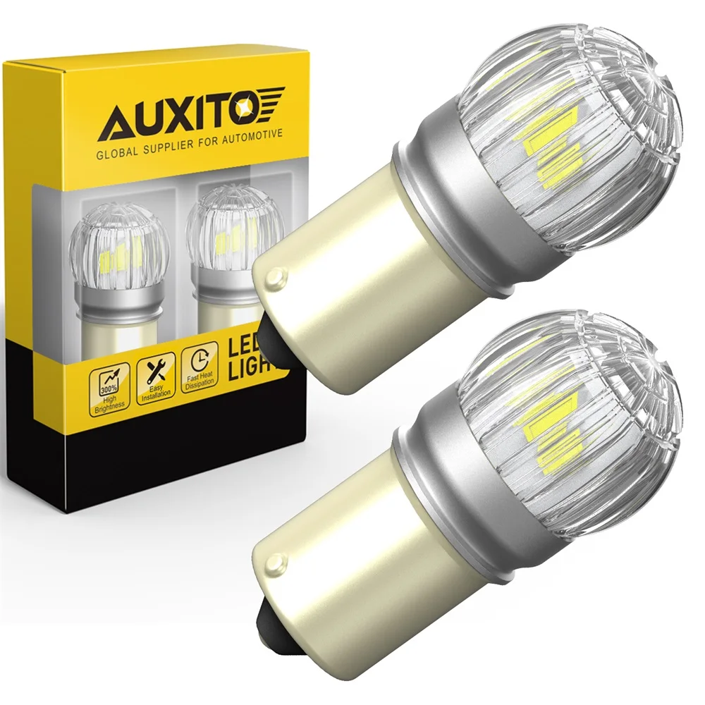 

AUXITO 2 шт. 7506 1156 P21W Ba15S Светодиодный фонарь заднего хода 12 В 6000 К Белый Дальний фонарь Желтый указатель поворота DRL 3030SMD 1500LM