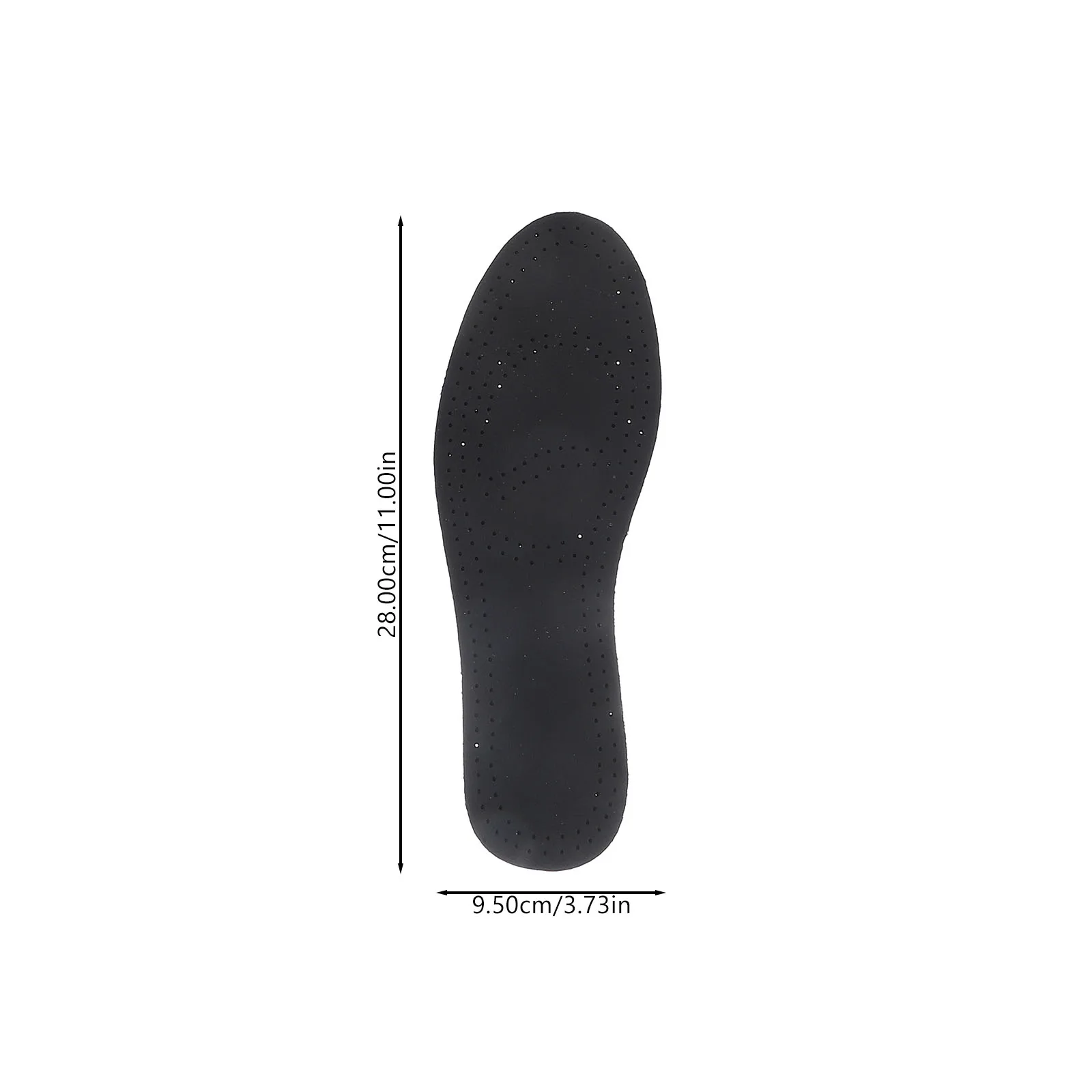 

3 Pairs/1 High Elasticity Shoe Insoles Woman Cowhide for Plantar Shock-absorbing