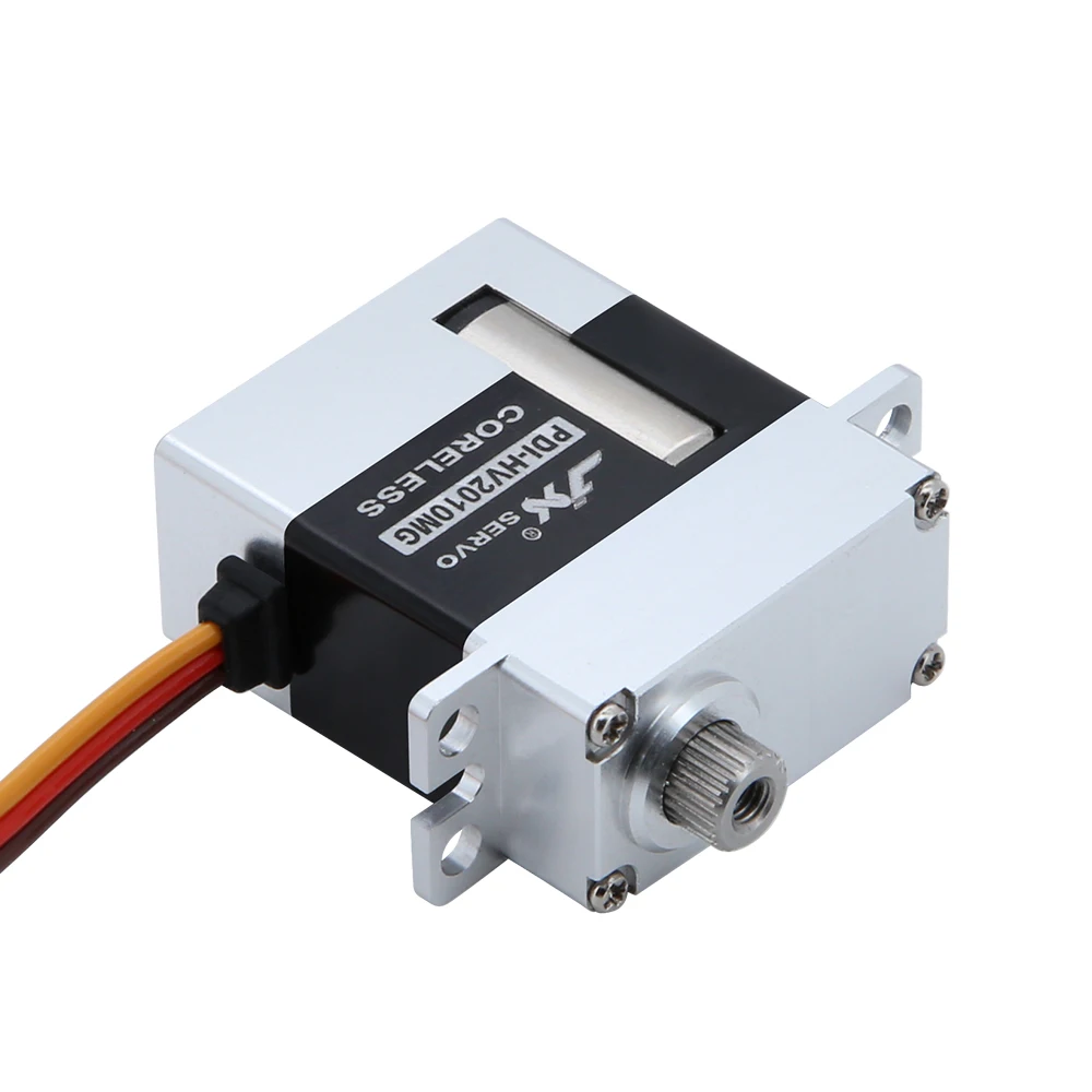 JX Servo PDI-HV2010MG 11kg Metal Gear Full CNC In Alluminio Coreless HV Mini Servo Digitale per Auto RC Aliante Elicottero Modello di Robot