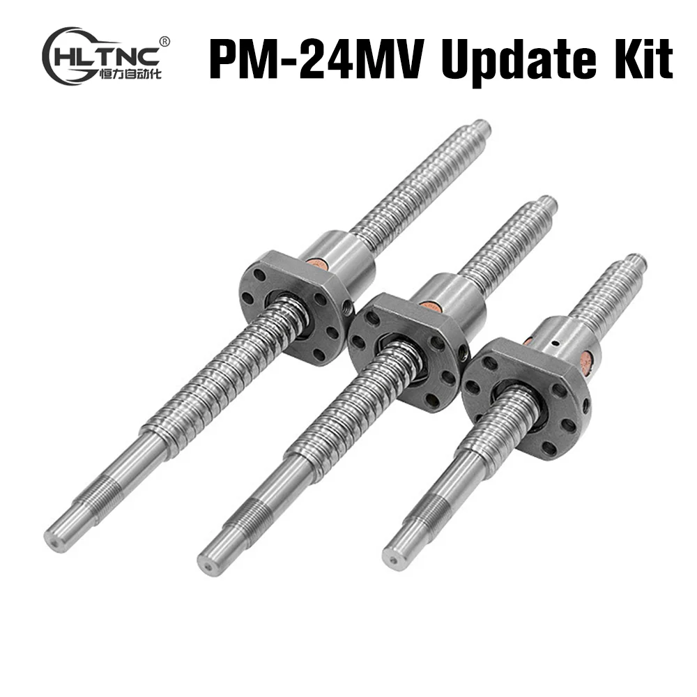 

PM-25MV cnc conversion kit precision matthews SFU1204 DFU1605 ball screws machined as drawings For cnc milling machine updating