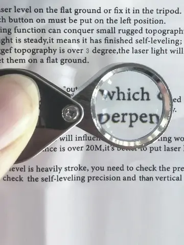 10-30X Pocket Loupe Magnifier Jewelry Magnifying Glass Foldable Diamond  Triplet Jewelers Eye Glass Tool Reading Magnifier