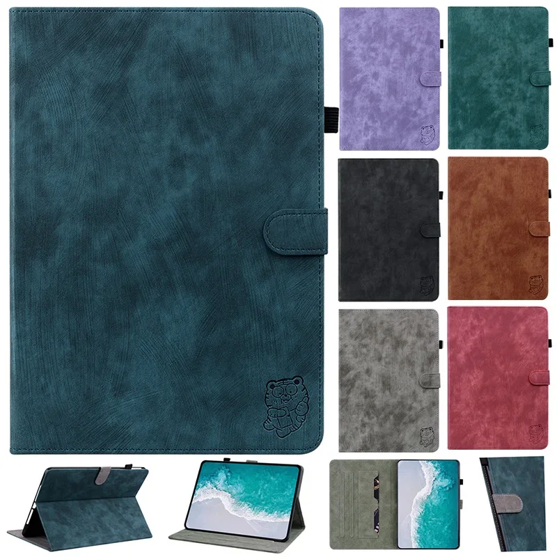 

Leather Case For Samsung Galaxy Tab S9 FE 11 Plus 12.4 inch 2023 Case Tab S8+ S9 S8 X800 T730 S7 11" Plus 12.4" Tablet Cover