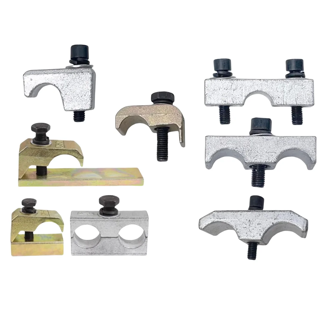 Colliers de serrage pour tuyaux Kobelco Carter Sany, colliers de serrage hydrauliques, marteaux brise-roche, colliers à double trou pour accessoires de fixation de tuyaux