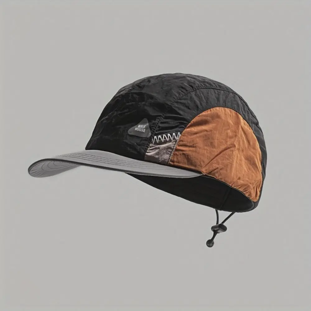 Бейсбольная кепка соответствующего цвета, летняя тонкая быстросохнущая шляпа с плоскими полями, повседневная дышащая солнцезащитная кепка для кемпинга и отдыха