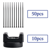 FYBL-Magnetic Cable Clips Zip Tie Mount Base For Home Office Marine Electrical Wiring Wire Cable Holder Mount Wire Clips Managem