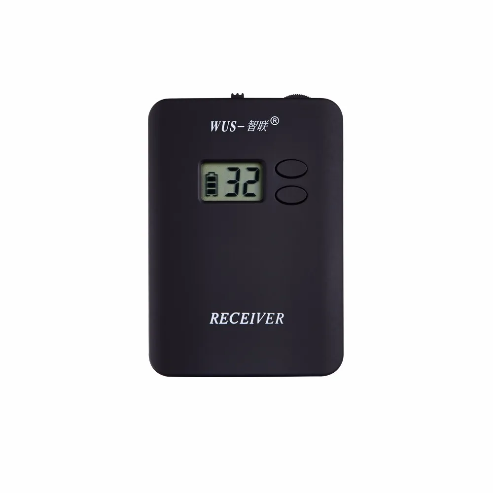 china supplier wireless audio system 2 transmitter + 40 receiver for small group tourist guider