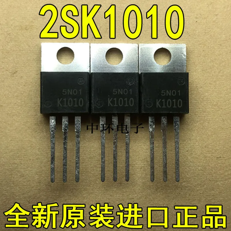 10PCS 2SK1010-01 K1010 TO220 2SK1010 500V 6A N-Channel Field Effect