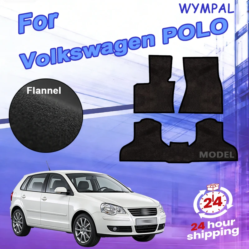 

Нейлоновые замшевые автомобильные коврики для Volkswagen POLO 2011-наст. время, противоскользящие, стильные, без запаха, огнестойкие, водонепроницаемые