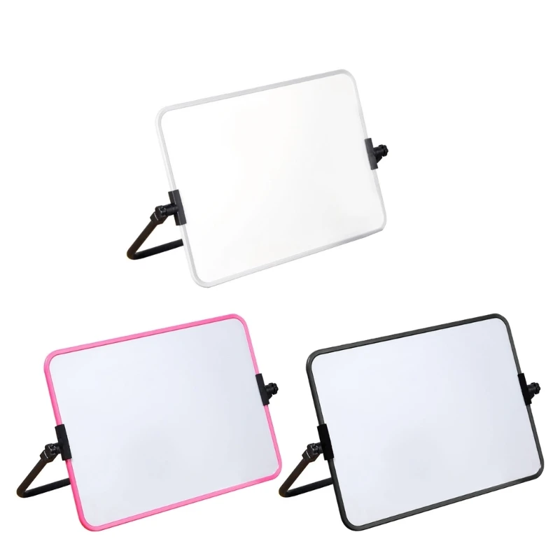 Imagem -05 - Mini Quadro Branco Dupla Face Tamanho a4 Fácil de Limpar Handheld Magnetic Dry Erase Pequena Placa Branca para Crianças Desenho