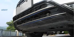 Stainless steel Grille decoration bright strip front bumper trim modification for Volkswagen Tiguan L 2020 2019 2018 2017 2016