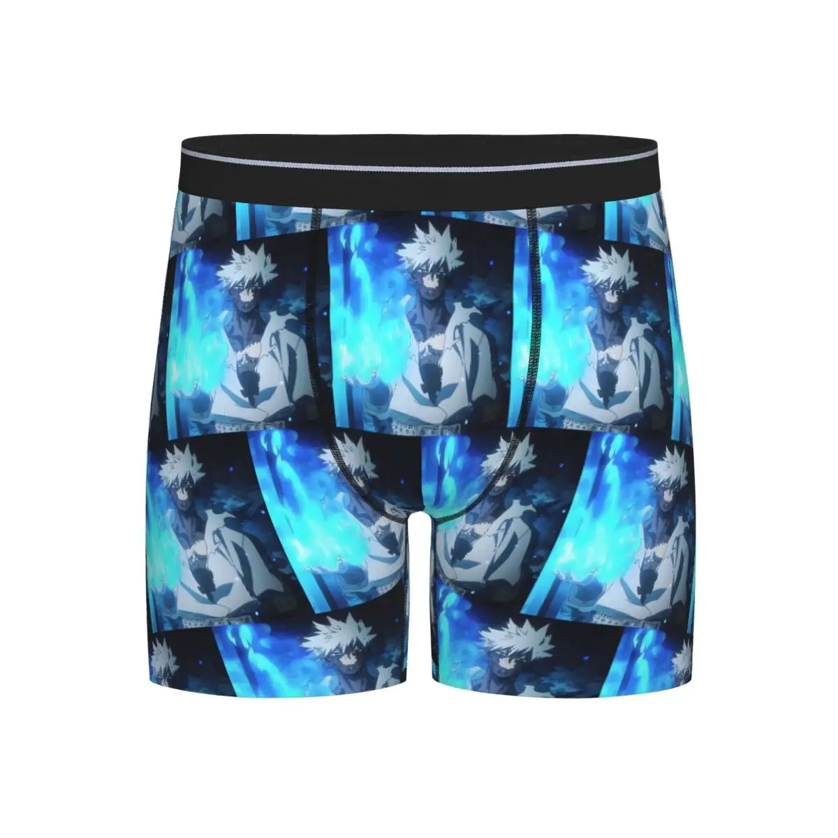 

Длинные трусы-боксеры, шорты My Hero Academia Dabi, аниме, манга MHA Blueflame, мужские трусы, мягкое нижнее белье для мужчин, подарок бойфренду