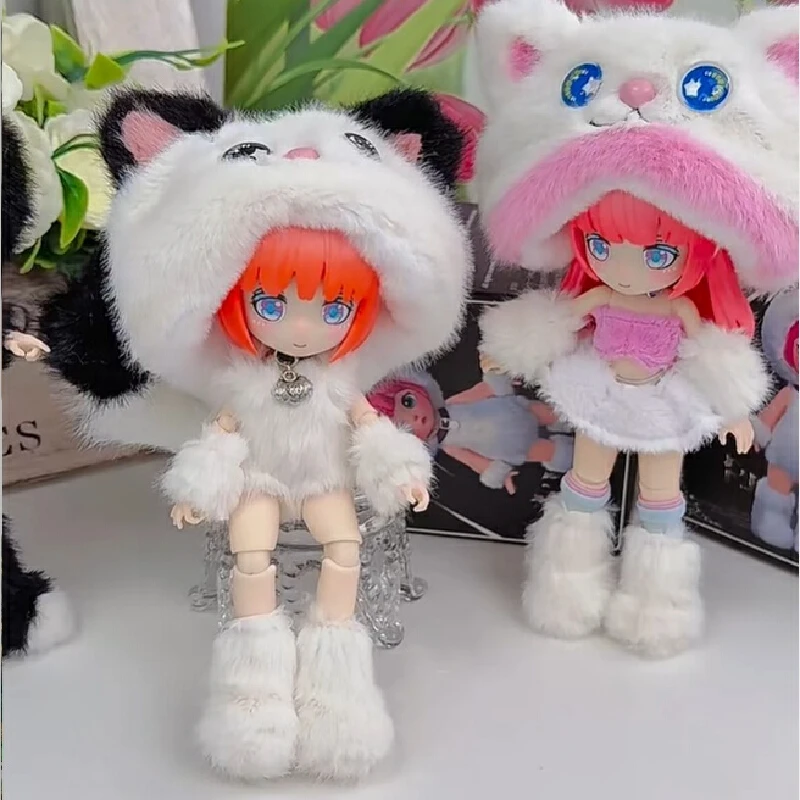 

New Genuine Cat Island Wonderland Bjd Series Black Cat Or Candy Cat Blind Box Anime Figure Cute Girl Doll Mystery Box Cute Gift