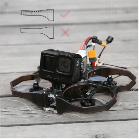 iFlight ProTek35 V1.4 Analog 3.5inch 6S CineWhoop BNF with RaceCam R1 Mini 1200TVL 2.5mm Camera / BLITZ Whoop F7 55A AIO for FPV