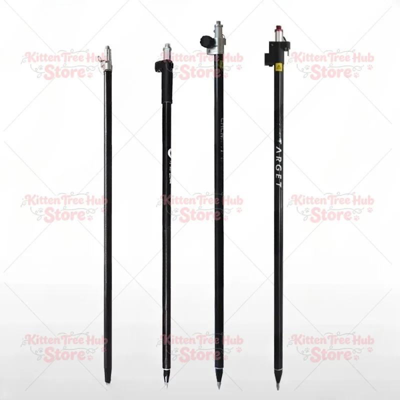 Carbon Fiber RTK Survey Pole 2.2m, Telescopic GPS Rover Rod With Quick Lock Bracket