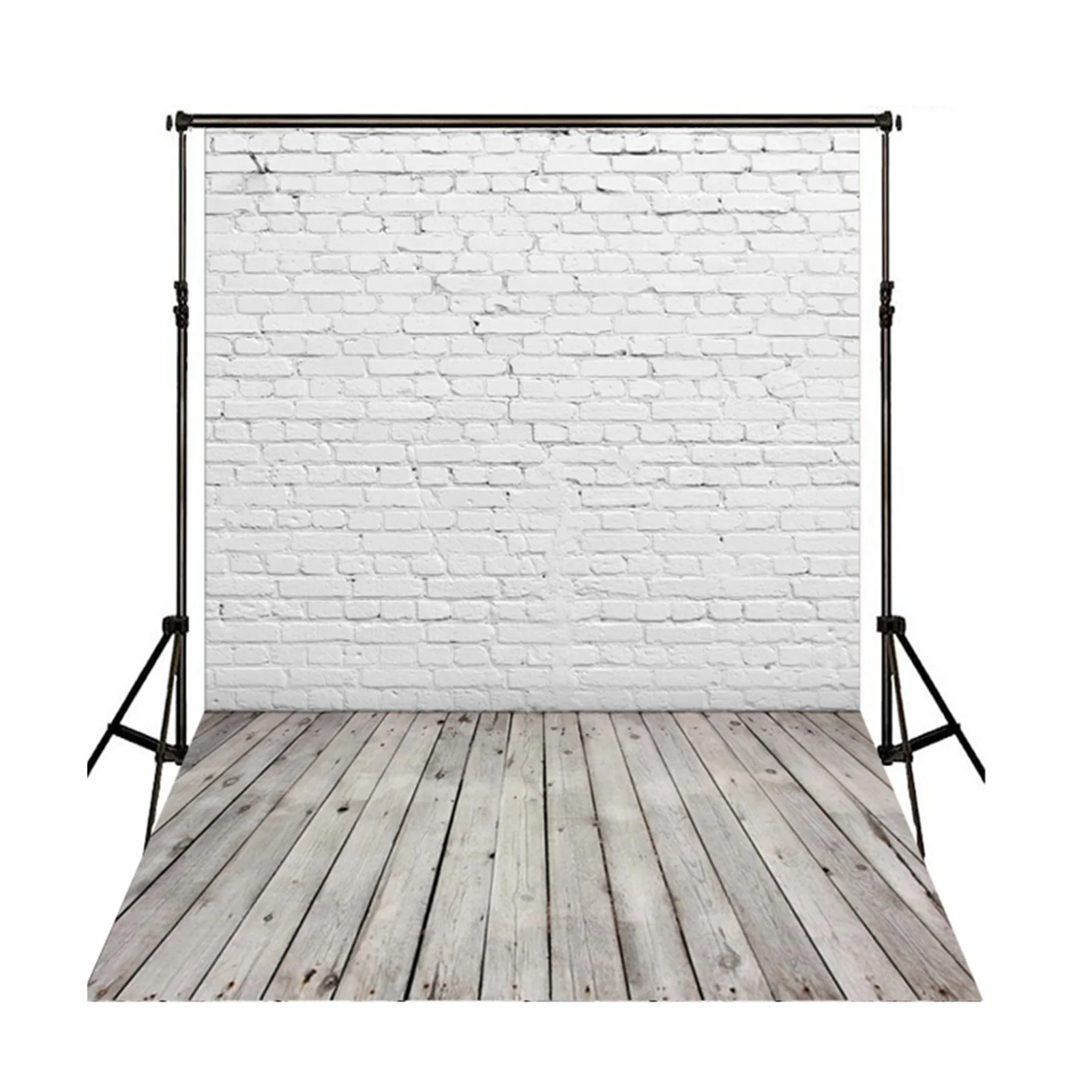 Photography Background Cloth White Brick Wall Photography Backdrop Soft Texture Non Reflective Foldable for Photo Studio