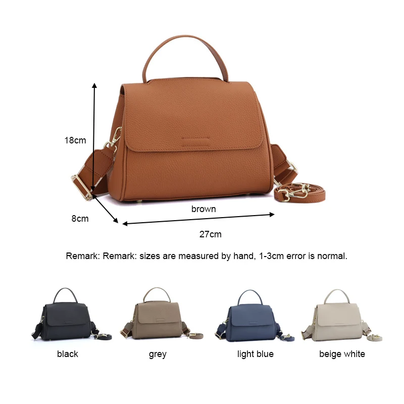 Famicare 2024 New Luxury Brand Totes da donna vera pelle bovina borsa in vera pelle con patta Messenger Lady Girls borsa a tracolla retrò