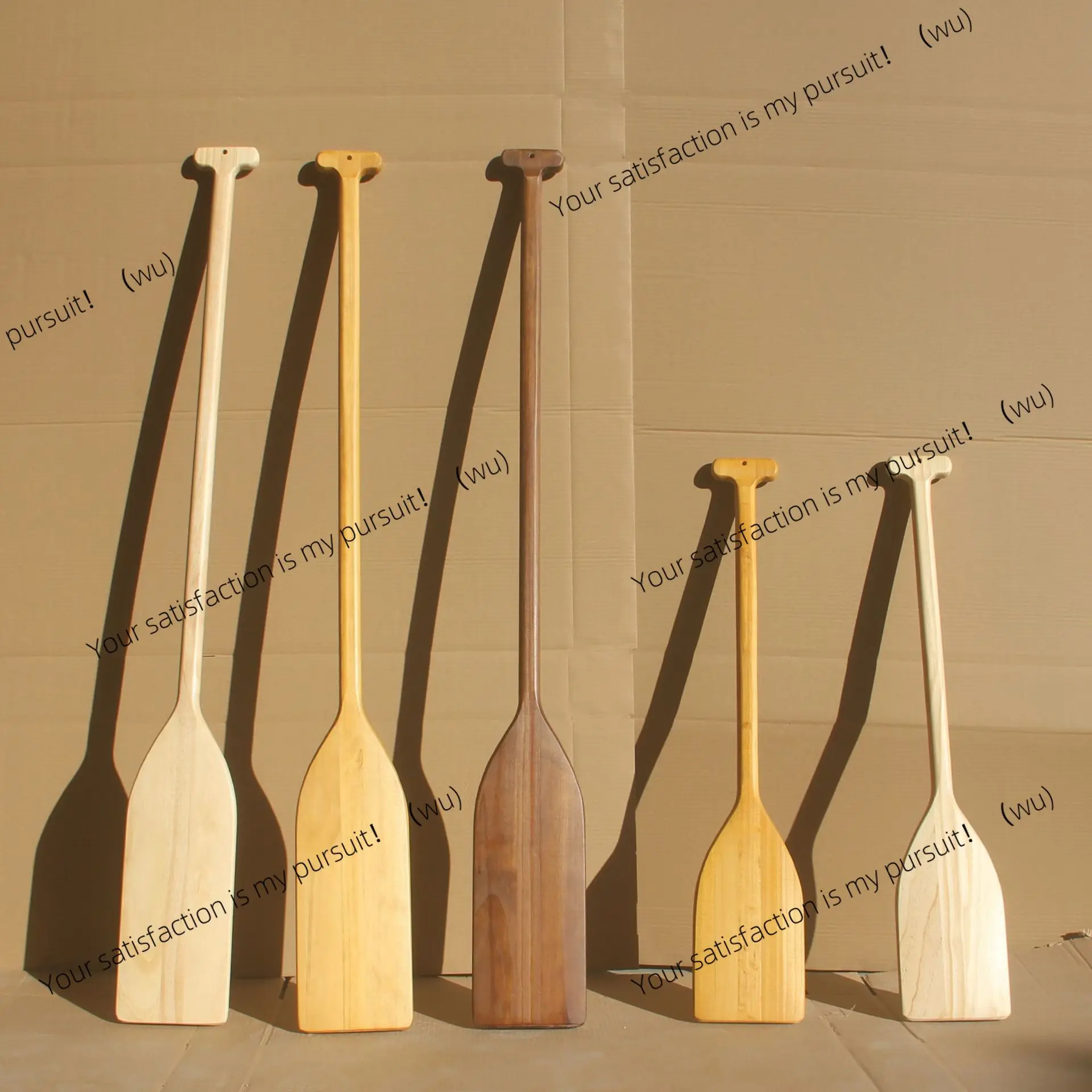 Children Adult Wooden Paddle, Solid Wood
