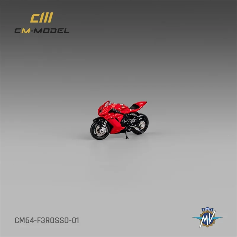 (Pre-order) CM MODEL 1:64 MV Agusta F3Rosso Red With Showgirl MV F3Rosoo