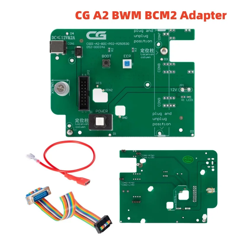 

Адаптер CGDI CG для BMW BDC2 для BMW работает с программатором ключей CGDI A2, установка без пайки, неразрушающий ремонт
