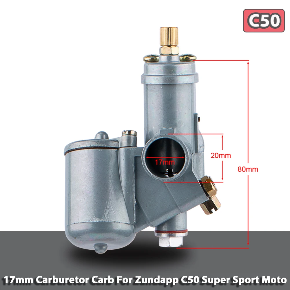 17mm Carburetor Carb for Zundapp C50 Super Sport 1/17/77 17mm Tuning Vergaser Bing motorcycle accessories 517 Mofas Moped