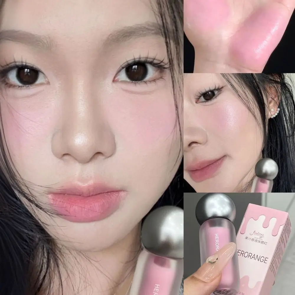 New Brightening Liquid Blusher Moisturizing Rouge Blush Stick Long Lasting Water Light Facial Shadow Highlight Women