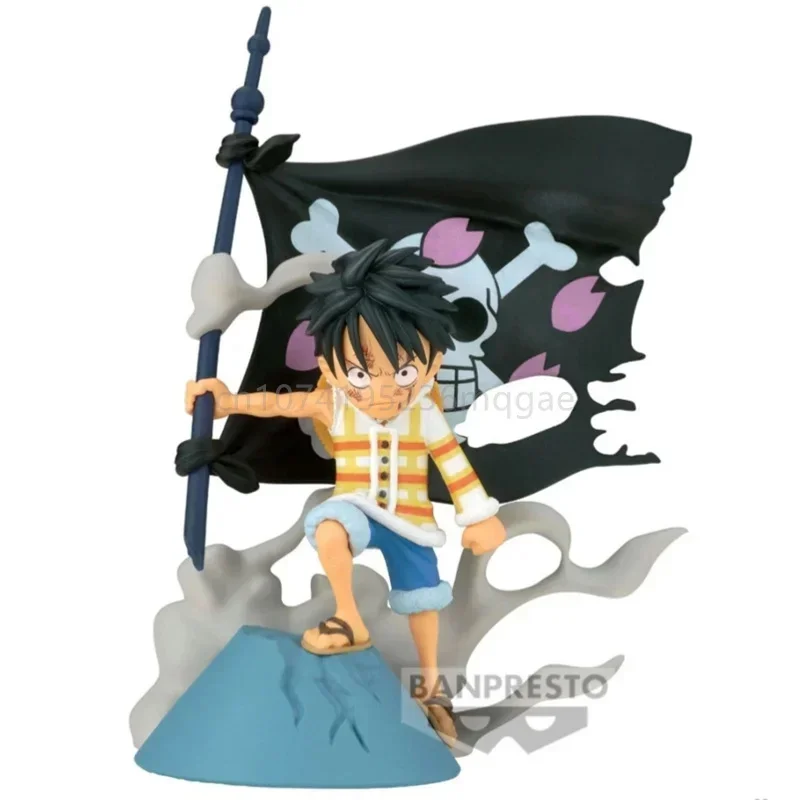In Stock Bandai Banpresto Wcf Log Stories One Piece Luffy Ace Nami Roronoa Zoro Chopper Anime Action Figure Toy Gift Model