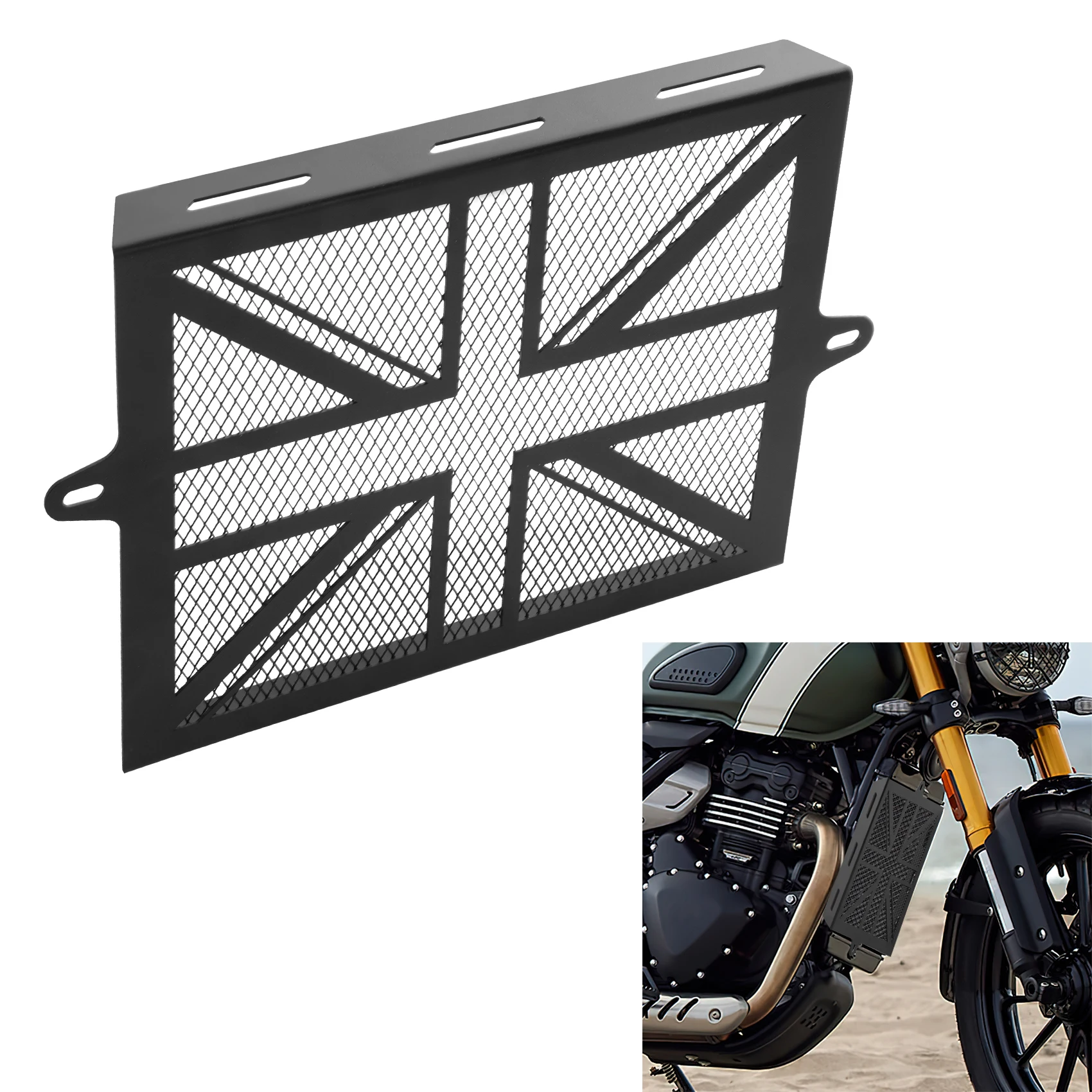 Radiator Grille Guard Cover For Triumph Speed 400 Scrambler 400X 2024 Motorcycle