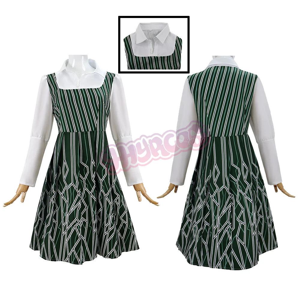 

Anime Nessarose Cosplay Costume Set Wicked WWitchh of East Movie Roleplay Halloween Christmas Costumized Outfit Women Men