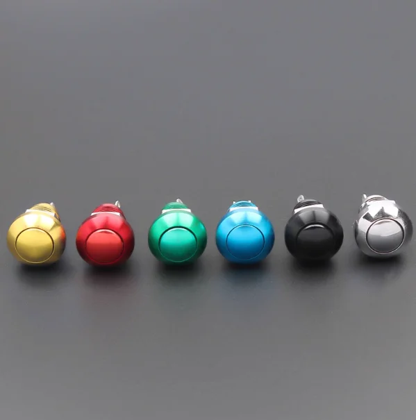 

Металлический кнопочный переключатель диаметром 8 мм, строгальный, самоблокирующийся, сброс