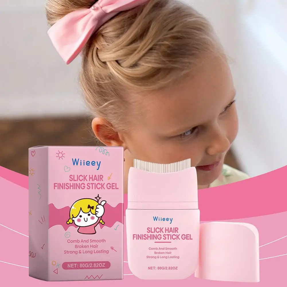 

Hair Wax Stick Kids Flyaway Control and Styling Pomade Girls Anti-Frizz Waxes Away Hair-Styling Boys Hair Fly and Tamer T9M3